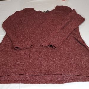 SJS women's tunic size XL burgundy